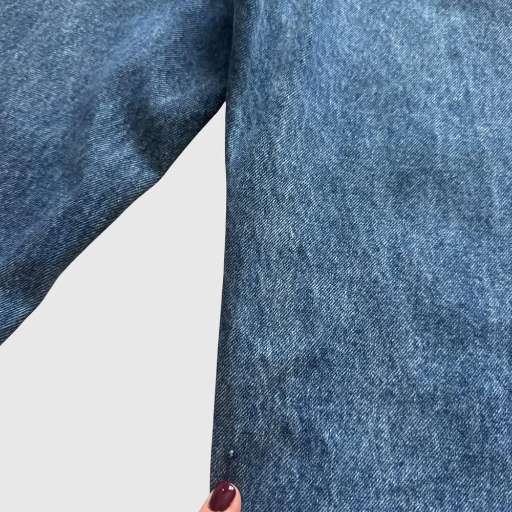Sam & Libby Vintage 90s High Waisted Straight Leg Blue Mom Jeans Sz 8 Grunge - Picture 9 of 13